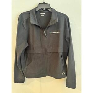 Ogio Google Jacket Unisex Black Full Zip, Zipper Pockets Size XL RARE HTF